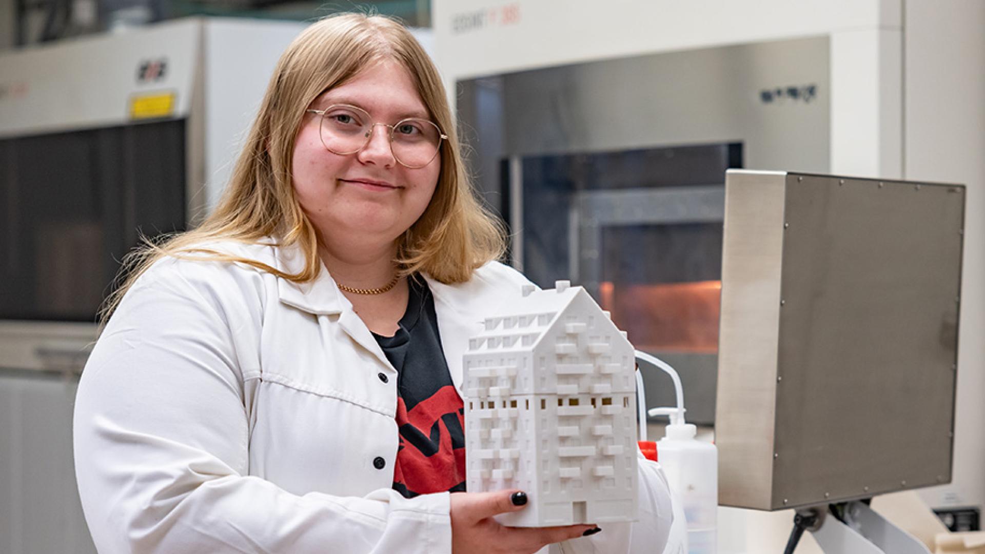 3D-tekniker i Xenter Yrkeshögskolas 3D-labb