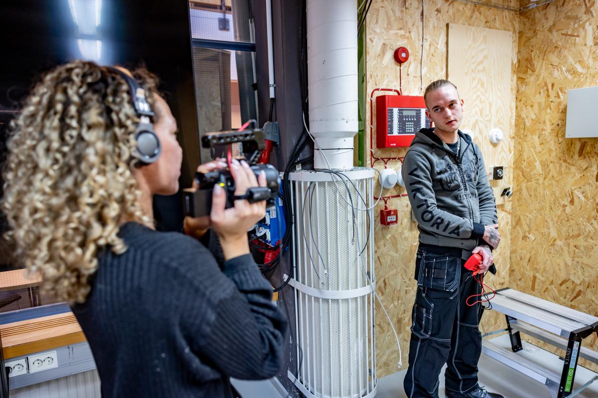 SVT besöker Larm- och säkerhetsteknikerutbildningen