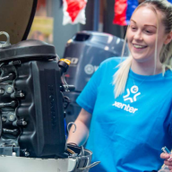 Marin service av Honda motor