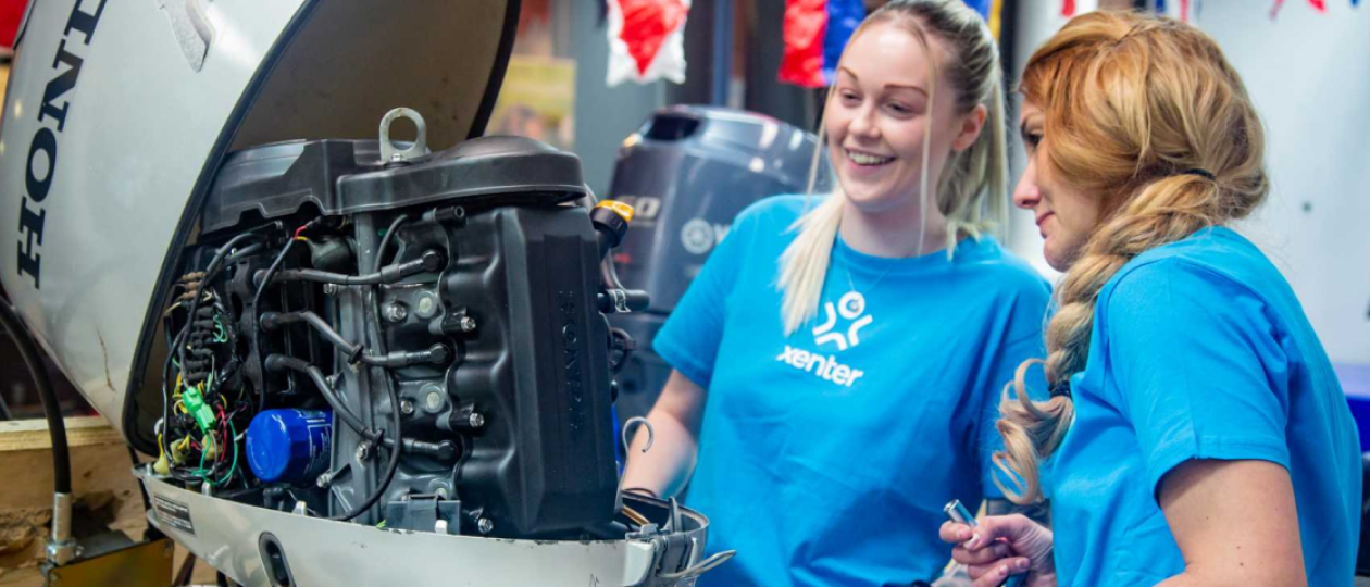 Marin service av Honda motor
