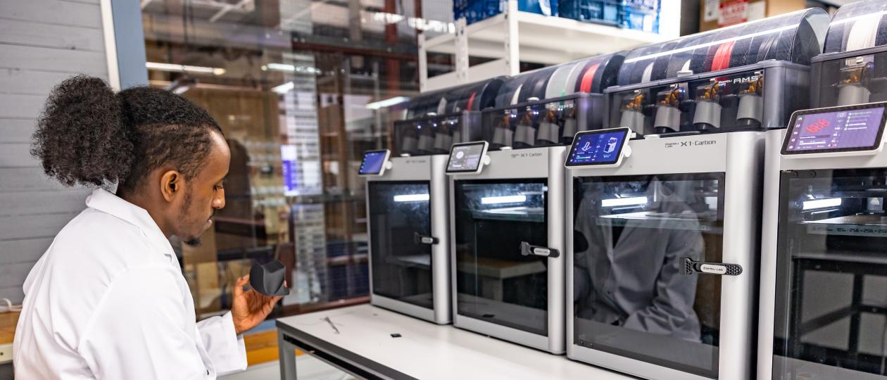 3D-printrar på Xenter Yrkeshögskola